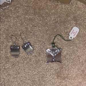 Artisan of India earrings and pendant